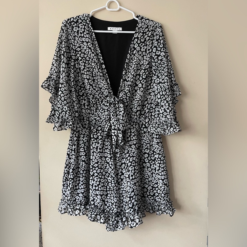 Printed romper